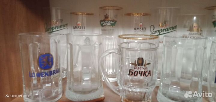 Кружки бокалы пивные коллекция