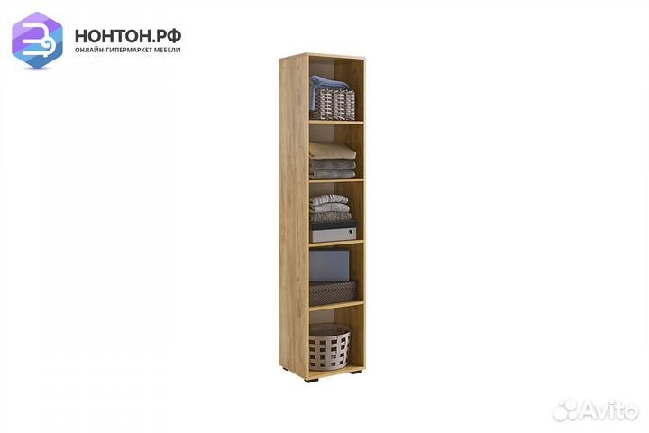 Шкаф Бери дуб крафт золотой / графит