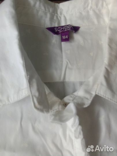 Рубашка белая для девочки