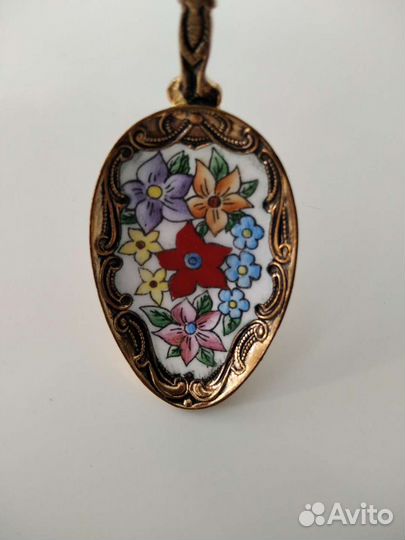 Ложечки с эмалью 6 штук