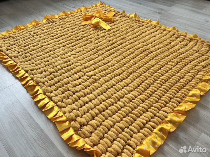 Плед детский вязаный ручная работа