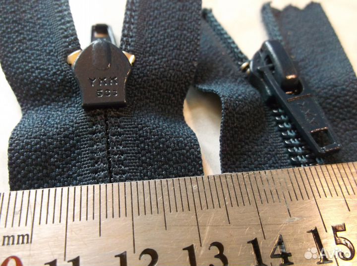 Молния неразъёмная 20 см. и 16см. YKK