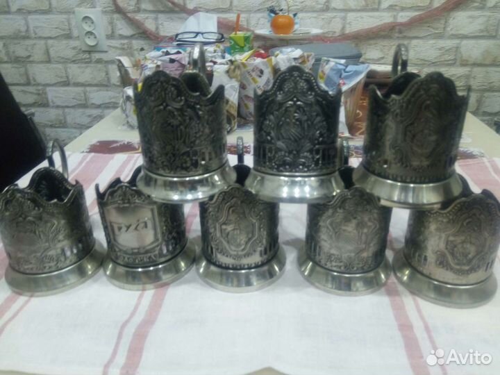 Подстаканники 3 видов,можно со стаканами