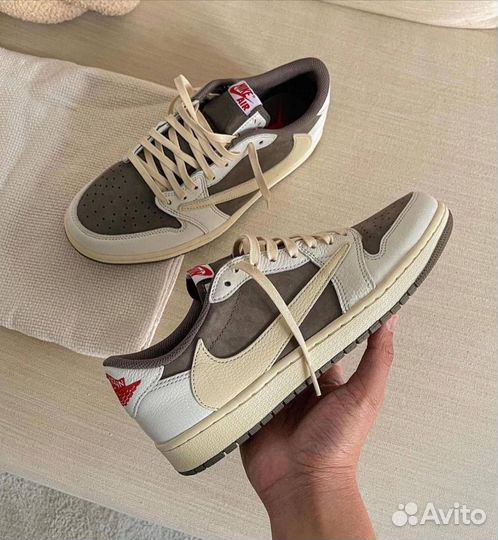 Кроссовки Nike air jordan 1 travis scott