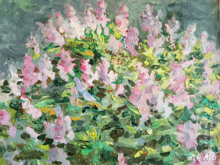 Картина маслом на холсте старинная