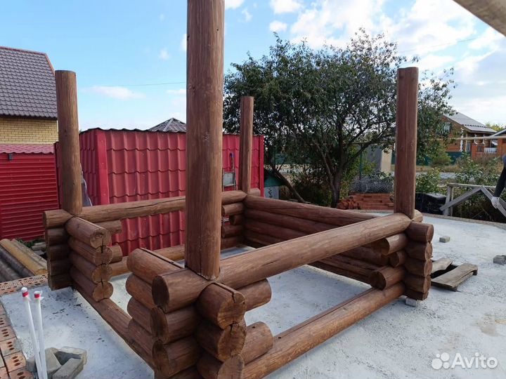 Беседка из сруба