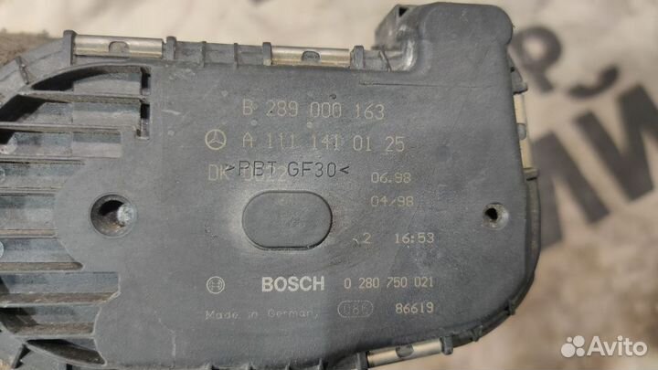 Дроссельная заслонка Mercedes W208, M111 comp