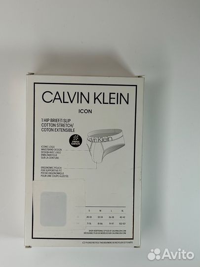 Трусы calvin klein размеры M, L