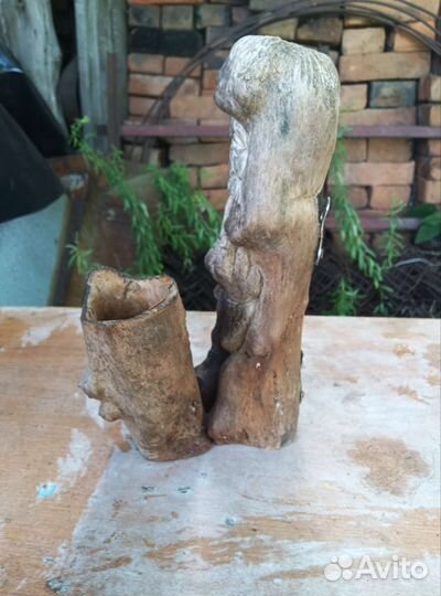 Статуэтка копилка деревянная