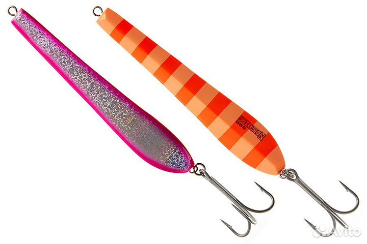 Пилькер asari Norwegian 600гр Carot Zebra (Lumo)