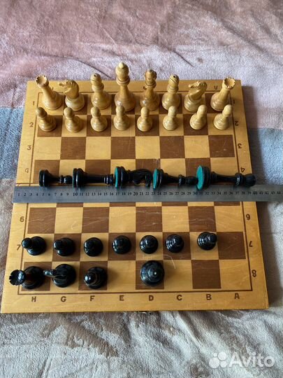 Шахматы СССР деревянные б/№