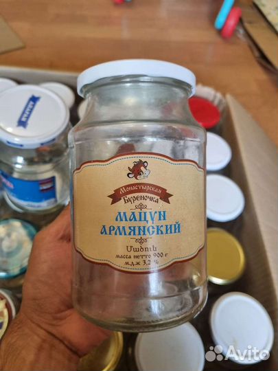 Банки с крышками 56 шт