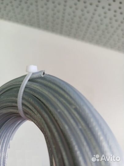 Леска для триммера д 3,0мм (15м) круглая с металл