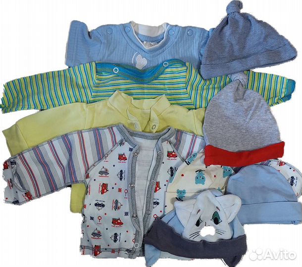 Вещи пакетом мальчик до года