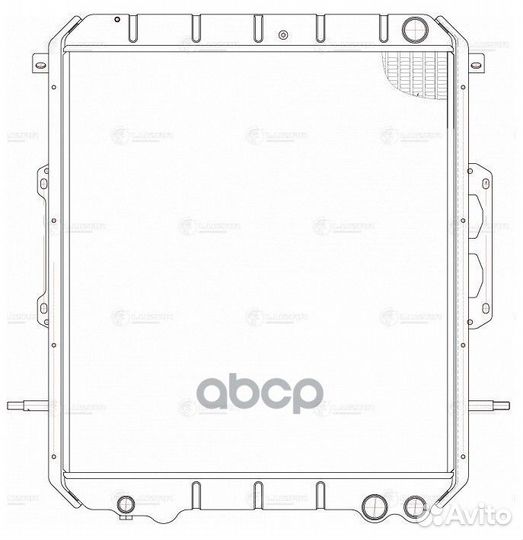 Радиатор охл. для а/м паз Вектор Next (LRc 0301)