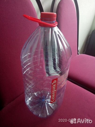 Новые 5-литровые бутылки от питьевой воды 3 шт