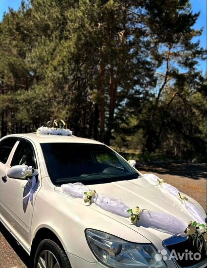 Свадебные украшения на машину аренда