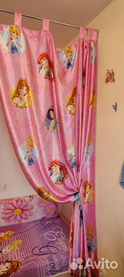 Комплект надкроватных штор 