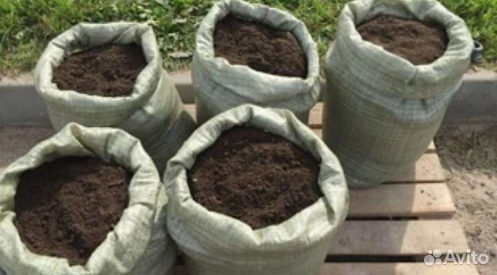 Навоз перегной в мешках