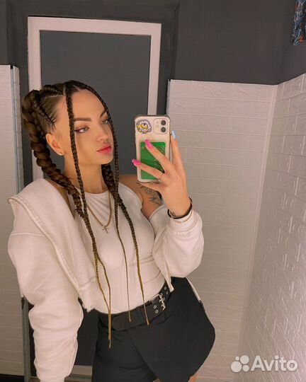 Афрокосы, афролоконы, брейды, афрохвост, косы