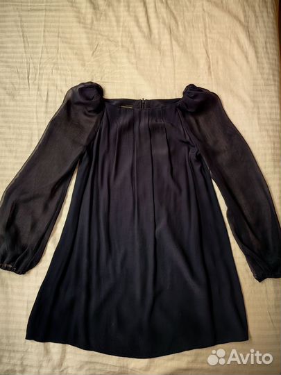 Платье темно-синее topshop 36