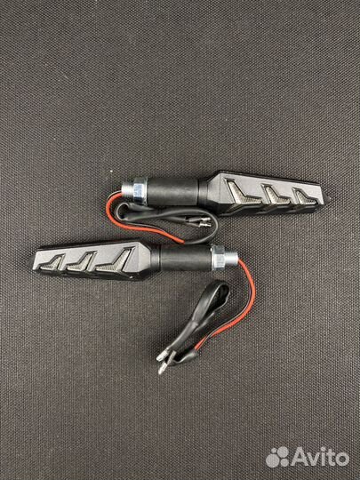 Поворотники для мотоцикла универсальные (Синий) 30