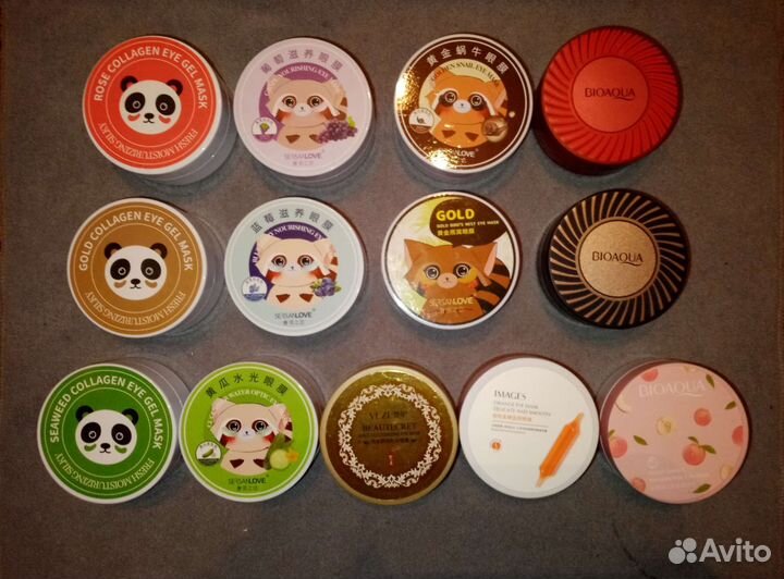 Гелевые патчи для глаз для губ