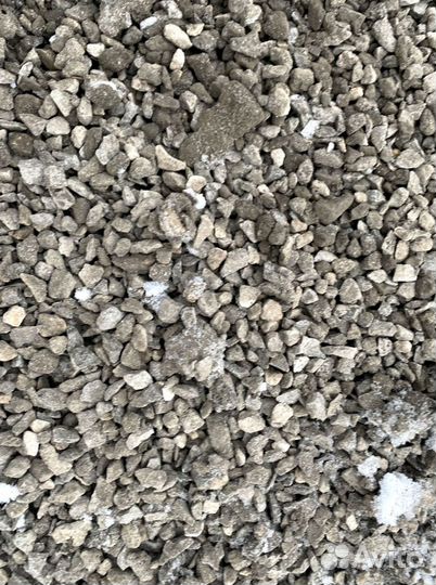 Щебень, Песок