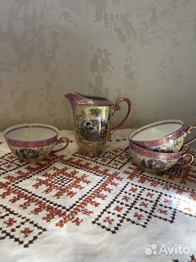 Кофейный сервиз -kahla гдр, мадонна, гейша