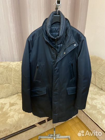 Мужская демисезонная куртка парка 48 50, черная