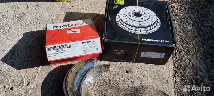 Тормозные колодки volkswagen polo задние барабаны