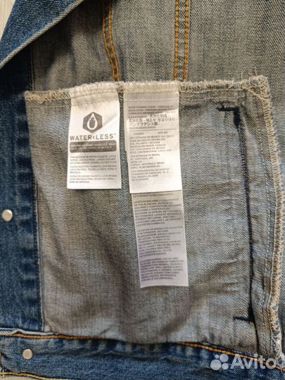 Куртка и рубашка джинсовые Levi's xxxl