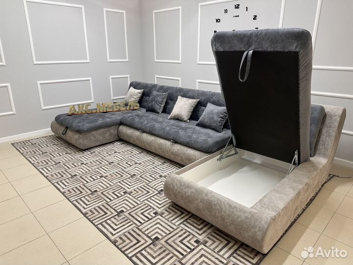Угловой диван п образный