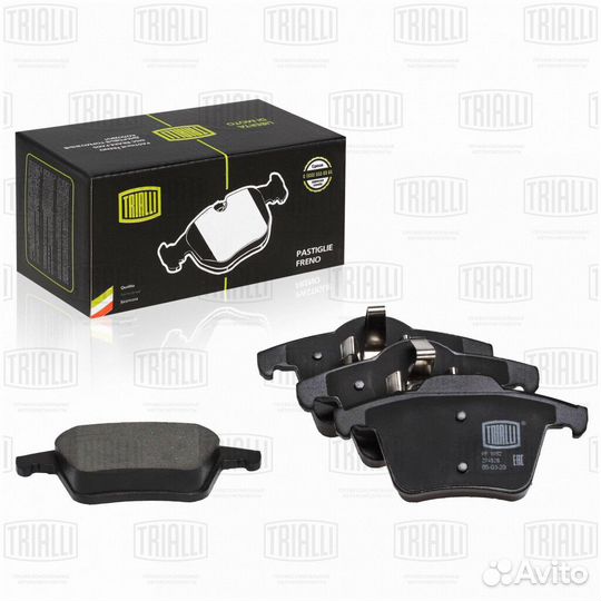 Колодки тормозные дисковые задние trialli PF 1052