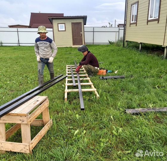 Фундамент за 1 день / Винтовые сваи