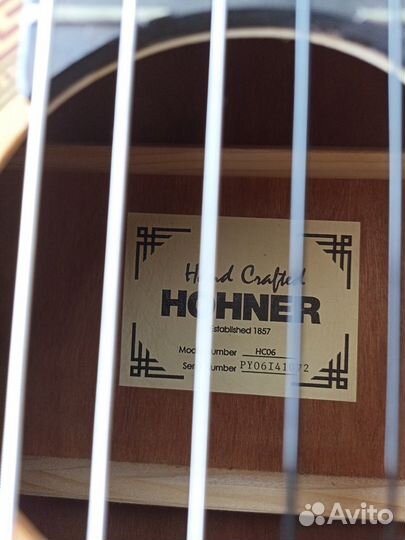 Гитара классическая hohner HC06