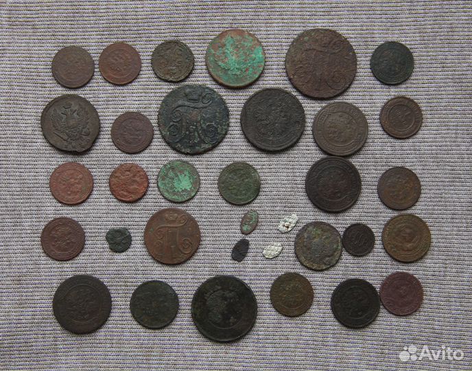 Царские монеты 31 штука