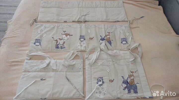 Бортики в детскую кроватку