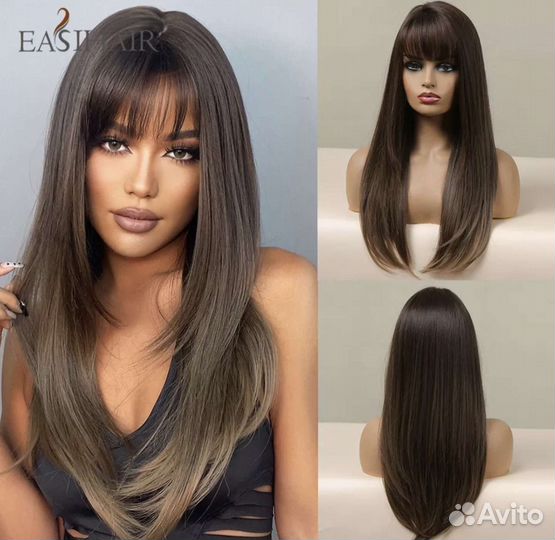 Парик русый длинный