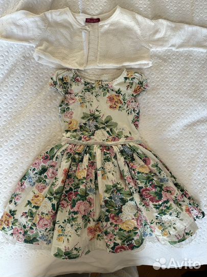 Детское нарядное платье 92