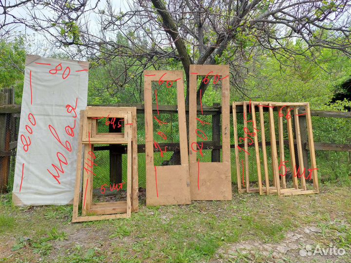 Дверь межкомнатная и рамы оконные