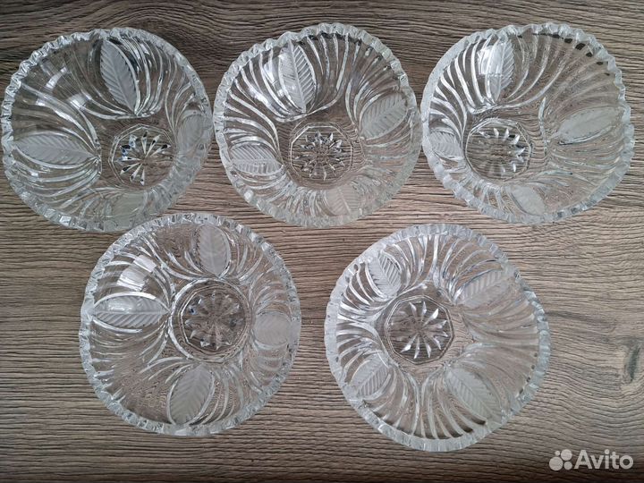 Салатница хрустальная СССР