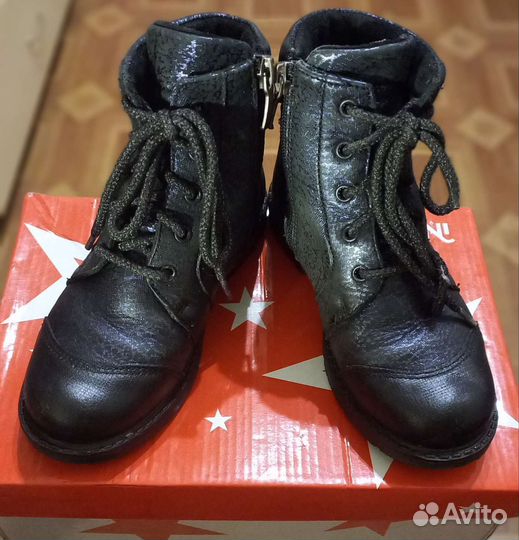 Ботинки демисезонные для девочки 29 размер