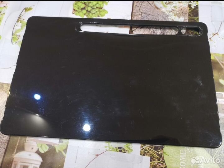 Чехол накладка Samsung GalaxyTab S7+ 12.4 и стекло
