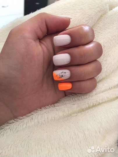 Маникюр гель лак