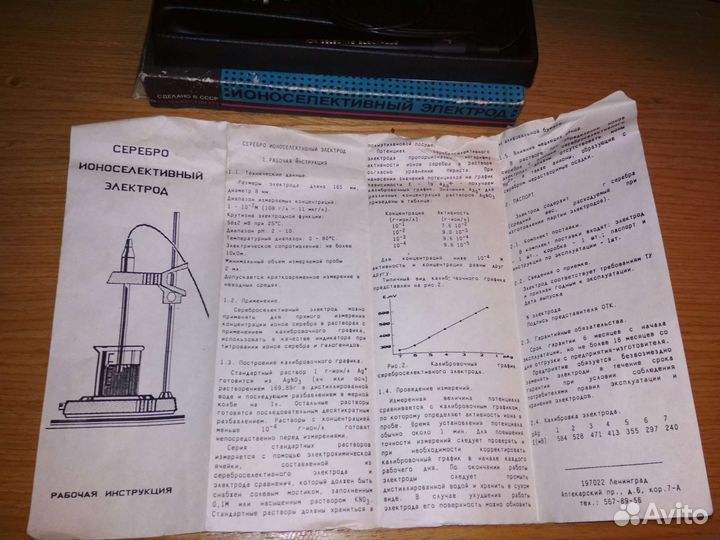 Ионоселективный электрод серебро