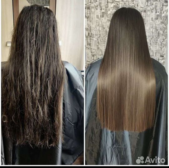 Кератиновое выпрямление волос, ботокс и нанопласти