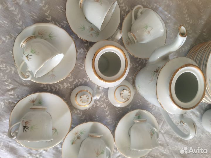 Сервиз винтажный кофейный