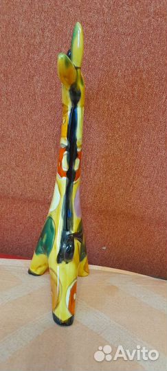 Статуэтка жирафа. Конаковский фаянс. СССР