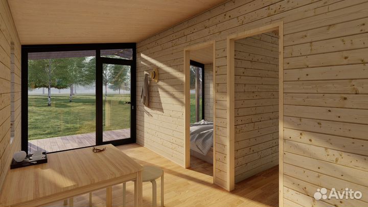 Модульный дом 30 м2 для круглогодичного проживания